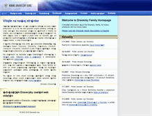 Tablet Screenshot of dravecky.org