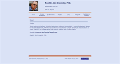 Desktop Screenshot of jan.dravecky.org